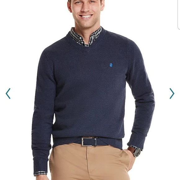 Izod Classic-Fit V-Neck Sweater NWT - Picture 1 of 5